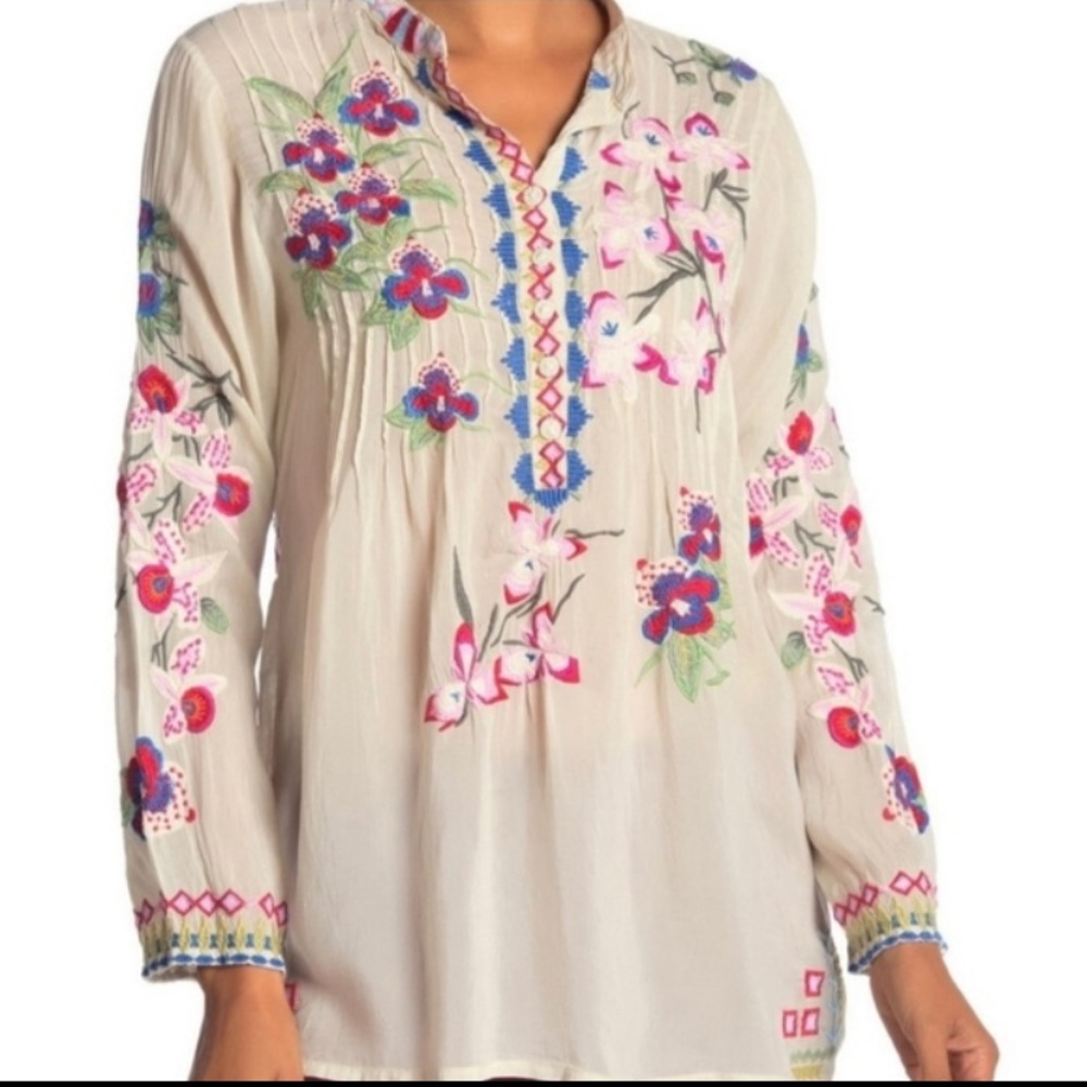 Johnny Was Tropical Garden Tunic